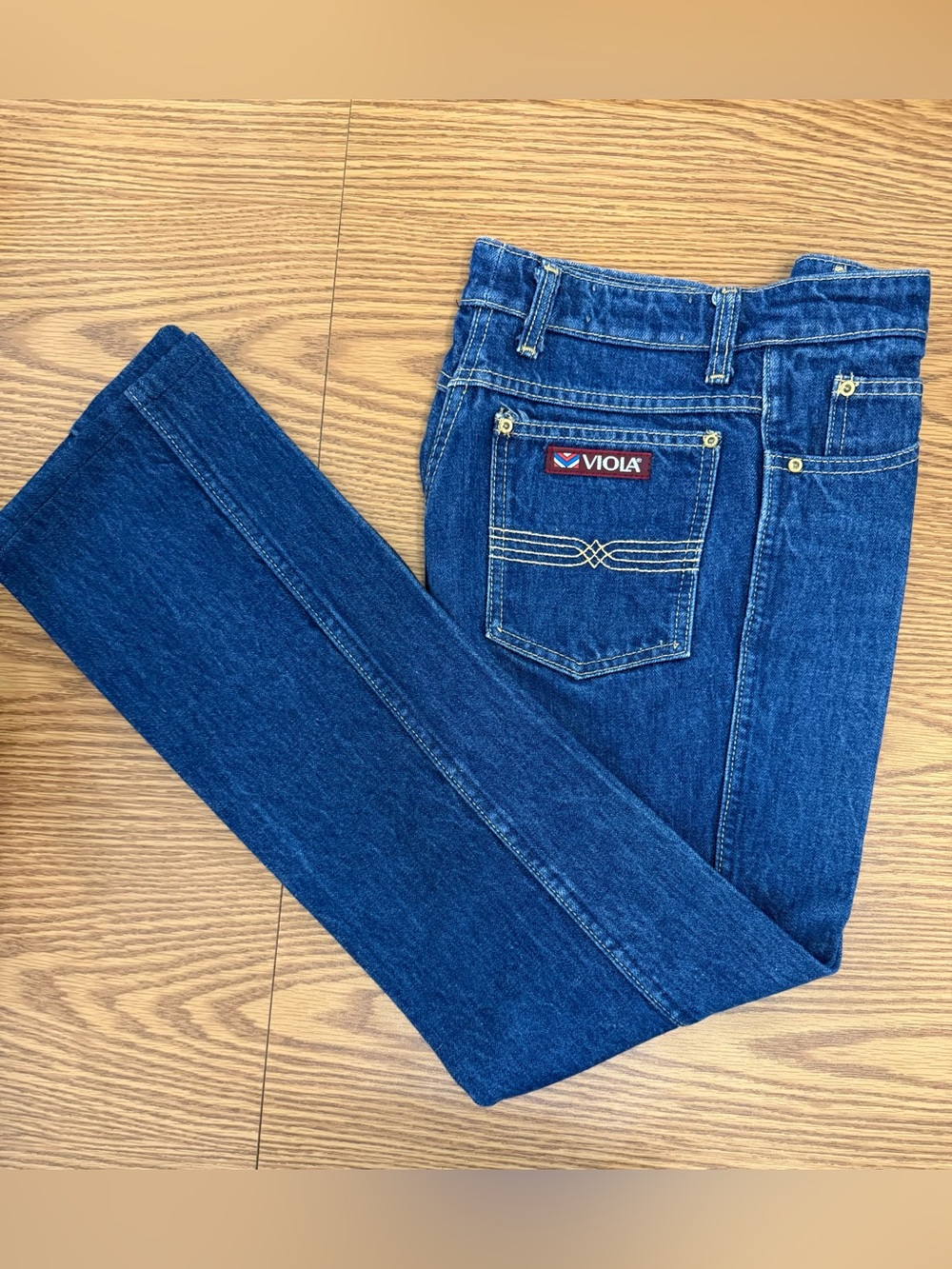 VTG VIOLA jeans — Rare! —Like New — late 1970’s-80’s, USA-made, dark indigo